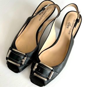 Anne Klein black slingbacks size 7.5